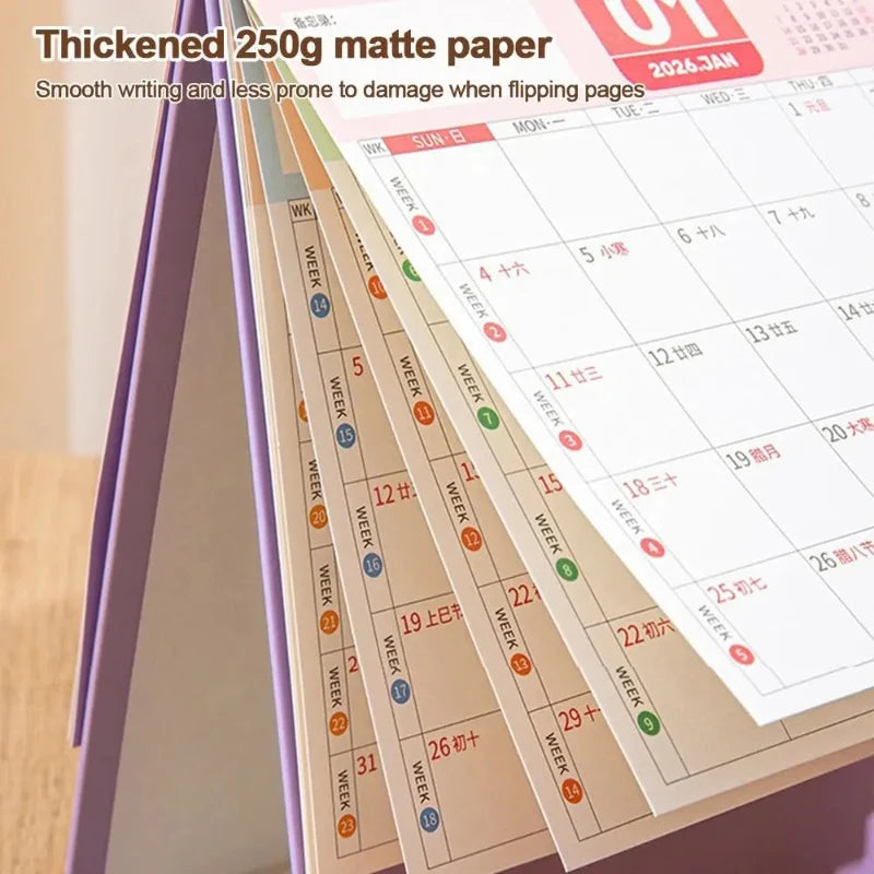 2026 Desktop Calendar With Sticky Notes
