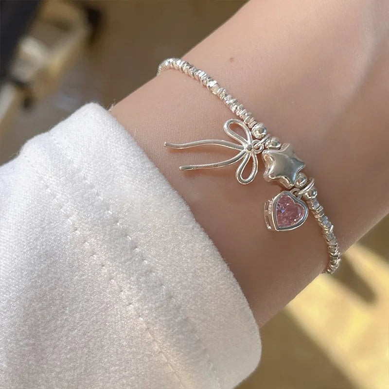 Star Heart Bow Bracelet & Necklace