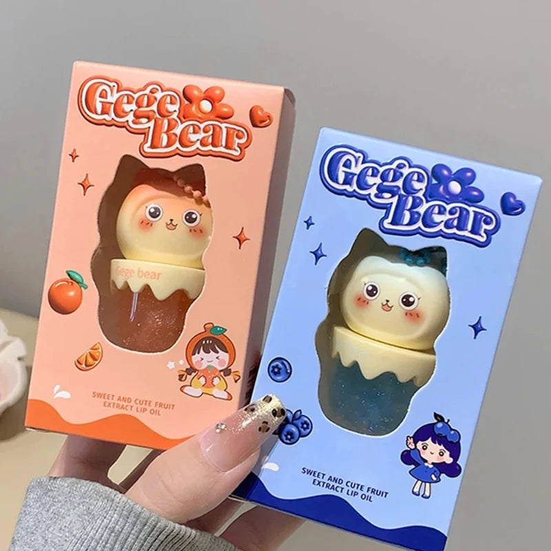 Gege Bear Cat Ice Cream Lip Oil