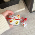 Kawaii Lucky Cat AirPods Case
