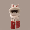Forest Fox Hoodie Scarf