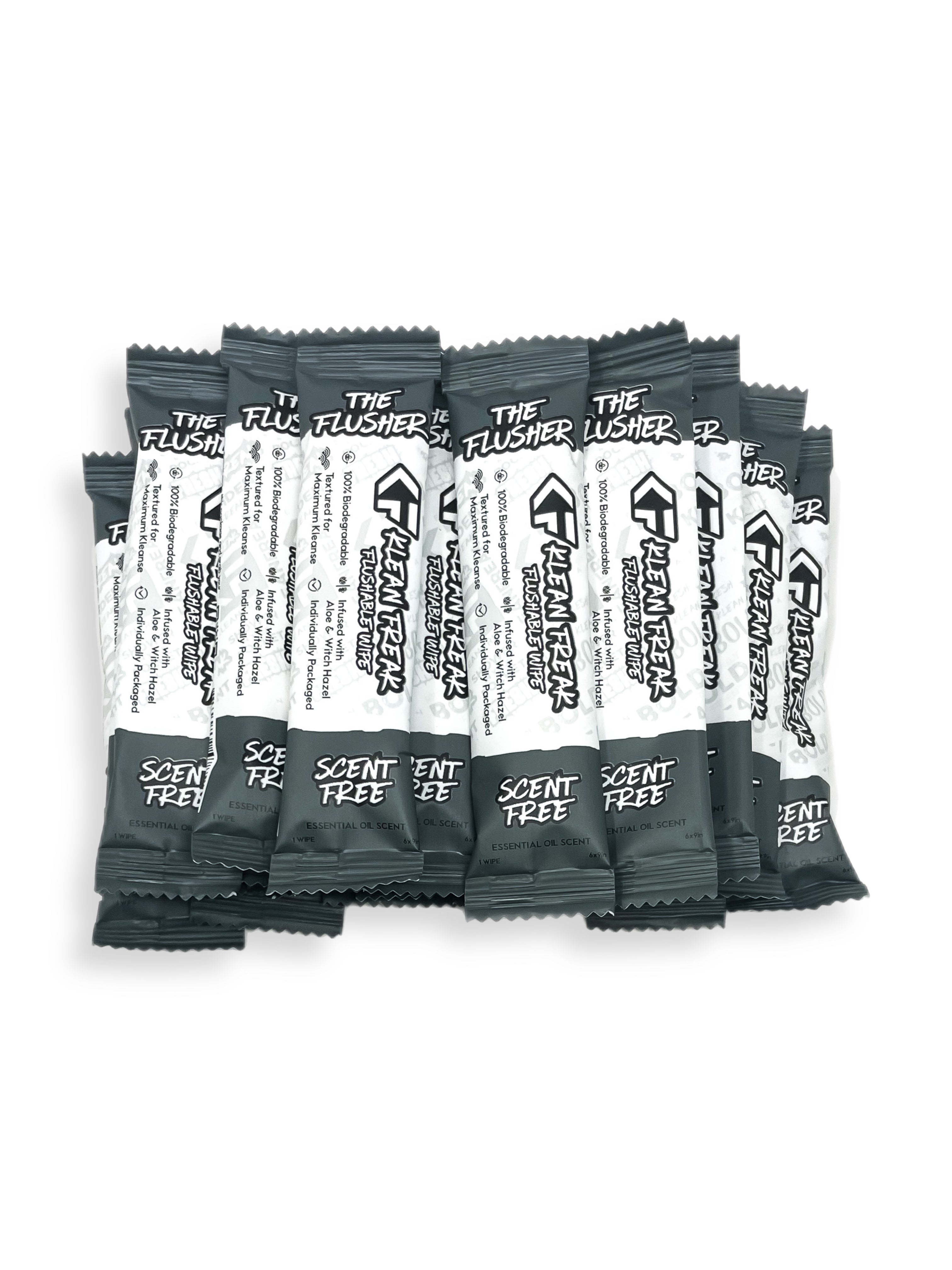 The Flusher - 100 Pack - Flushable Wipes