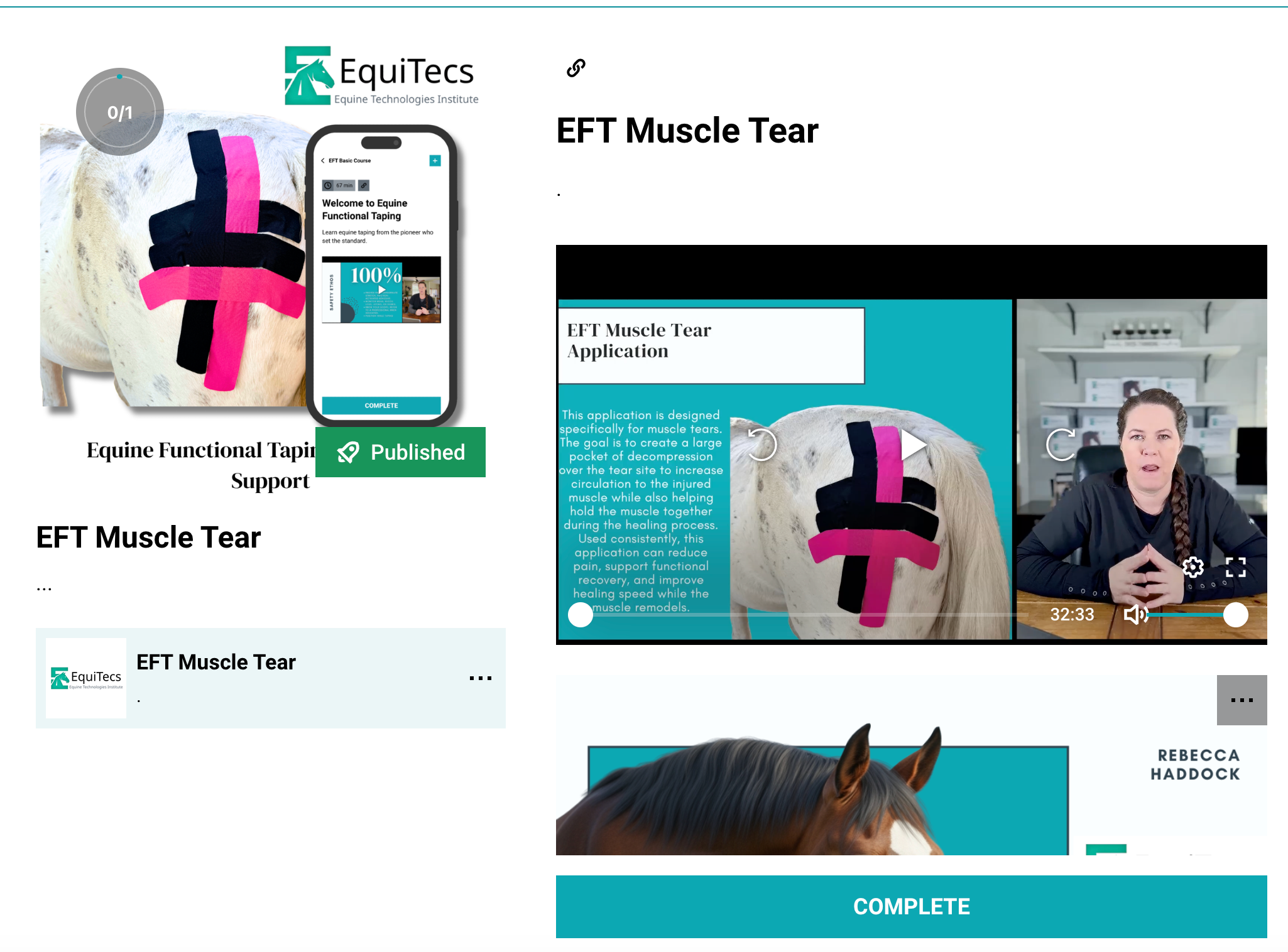 EFT Muscle Tear Support