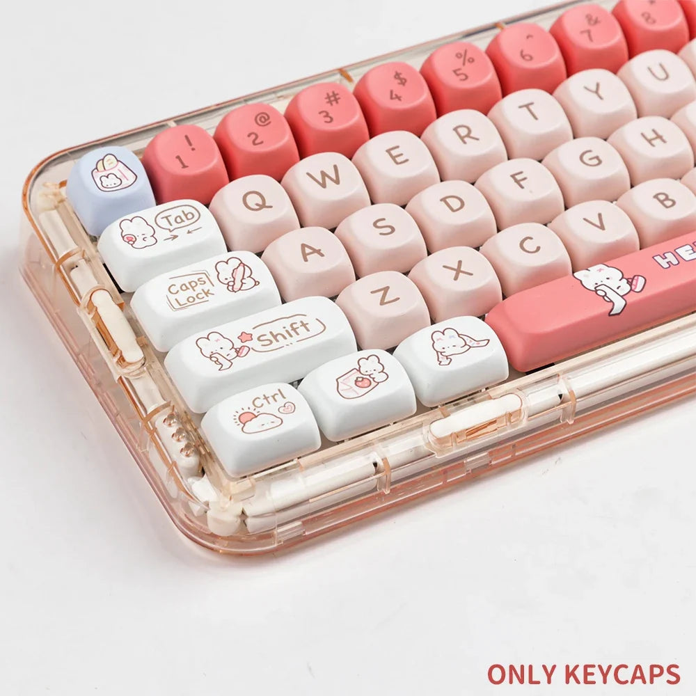 Snack Bunnies Kawaii Keycaps Set