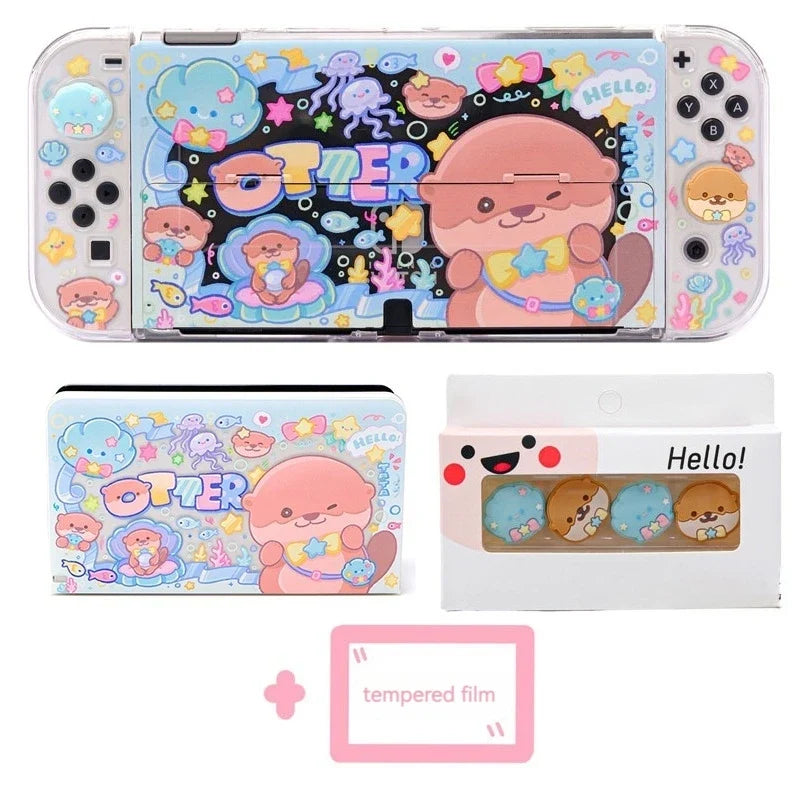 Kawaii Otter Nintendo Switch Case