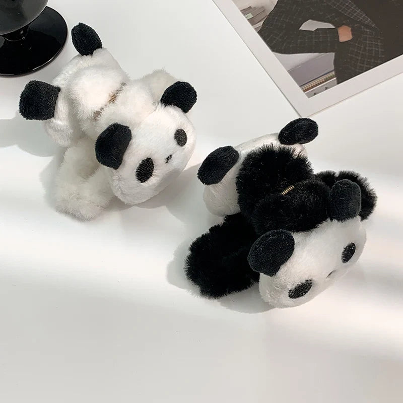 Plush Panda Hair Clip