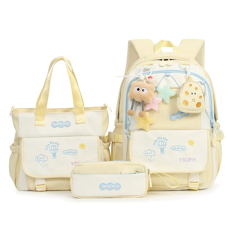 Happy Days 3 Piece Backpack Set