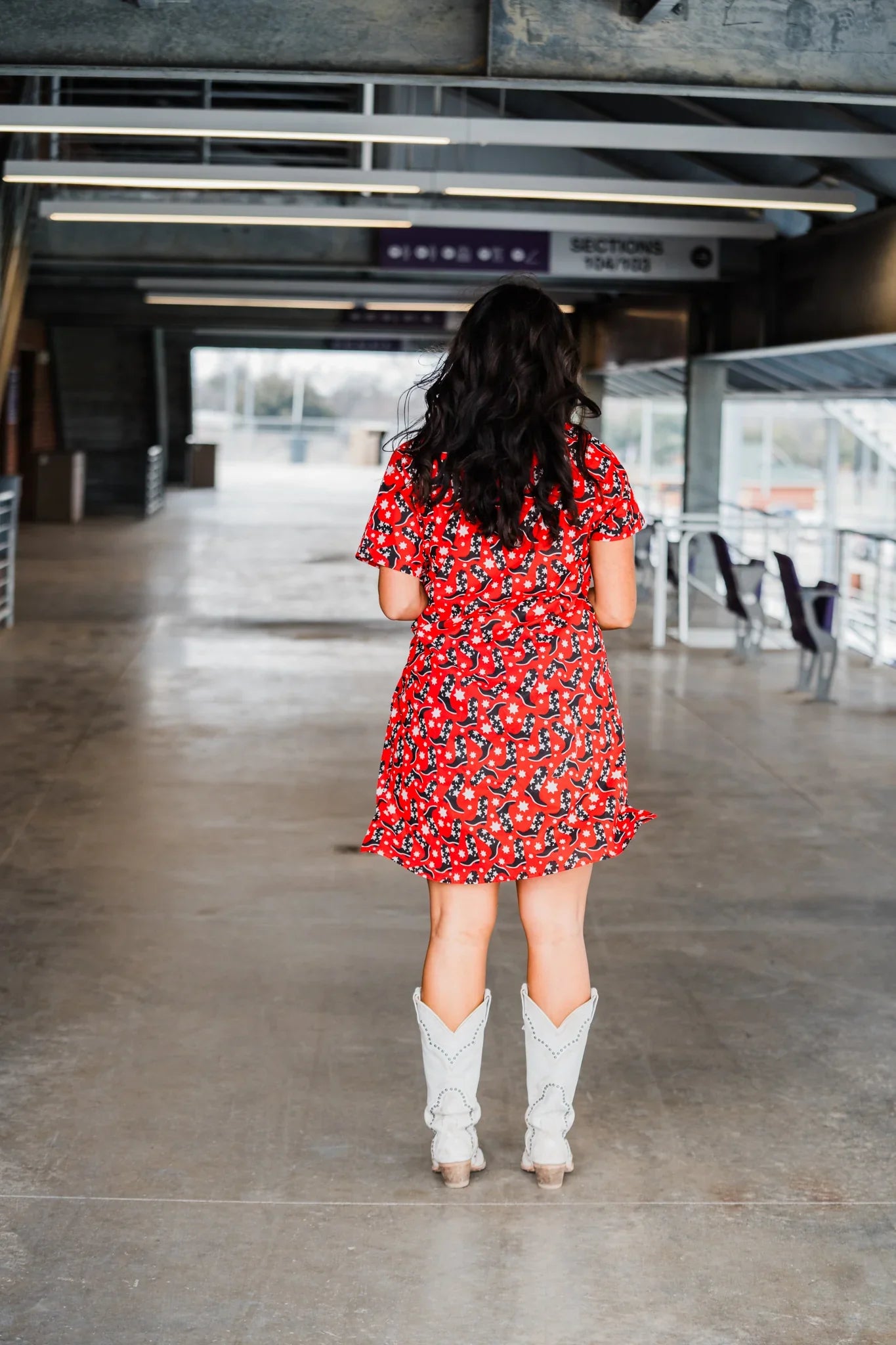 Oh My Stars | Tailgate Dress - Red/Black