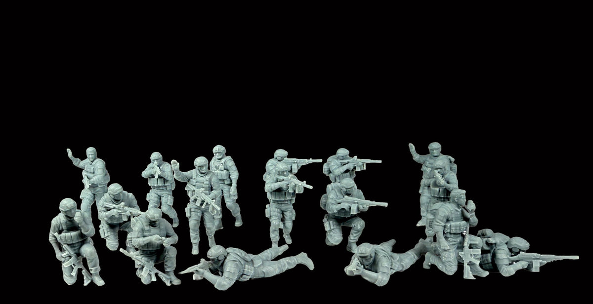 Modern US Infantry – 17-Figure Set in 28mm