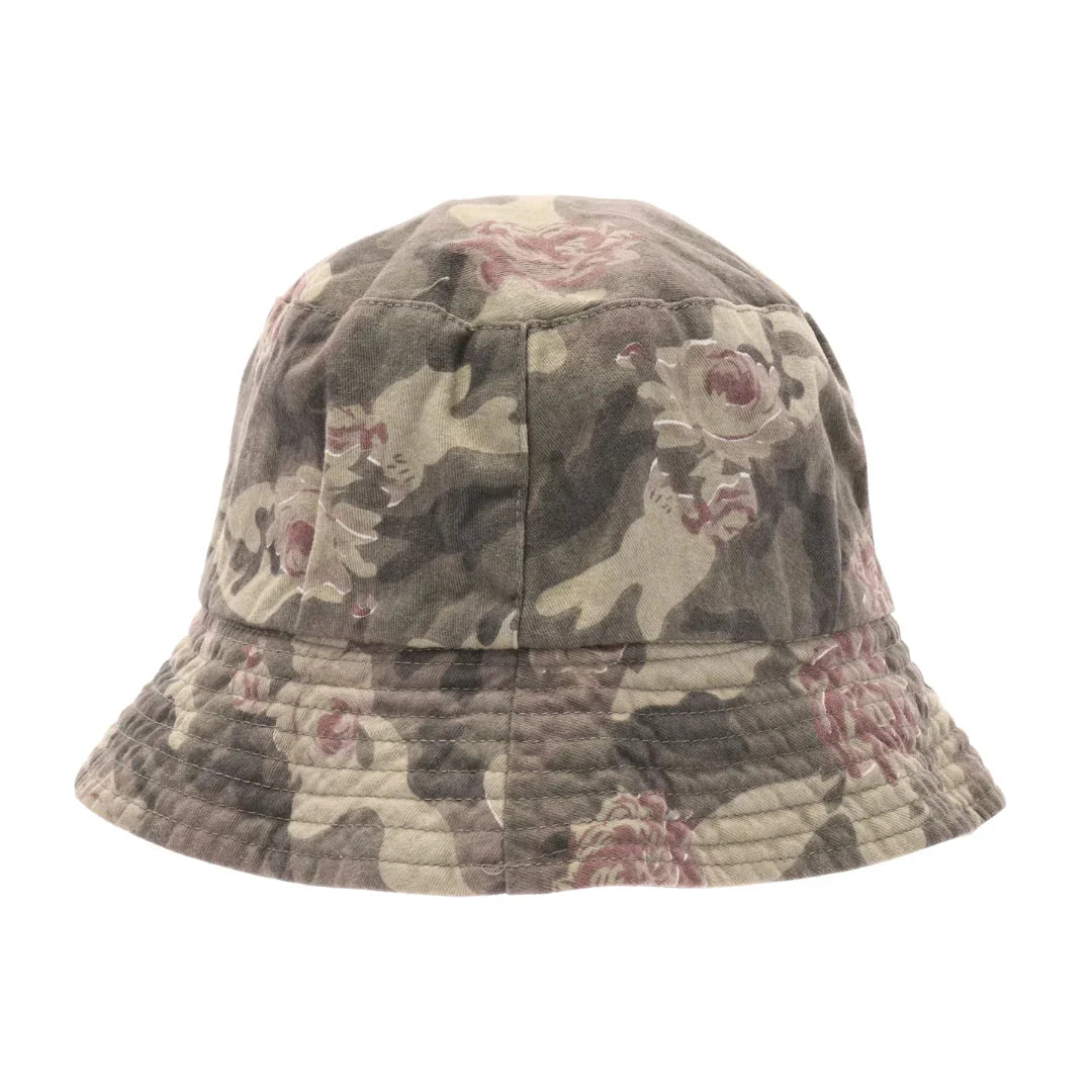 C.C Floral Camouflage Reversible Bucket Hat for Women