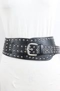 Studded Western Wide Belt – Bold Cowboy Waistband 🤠⛓️