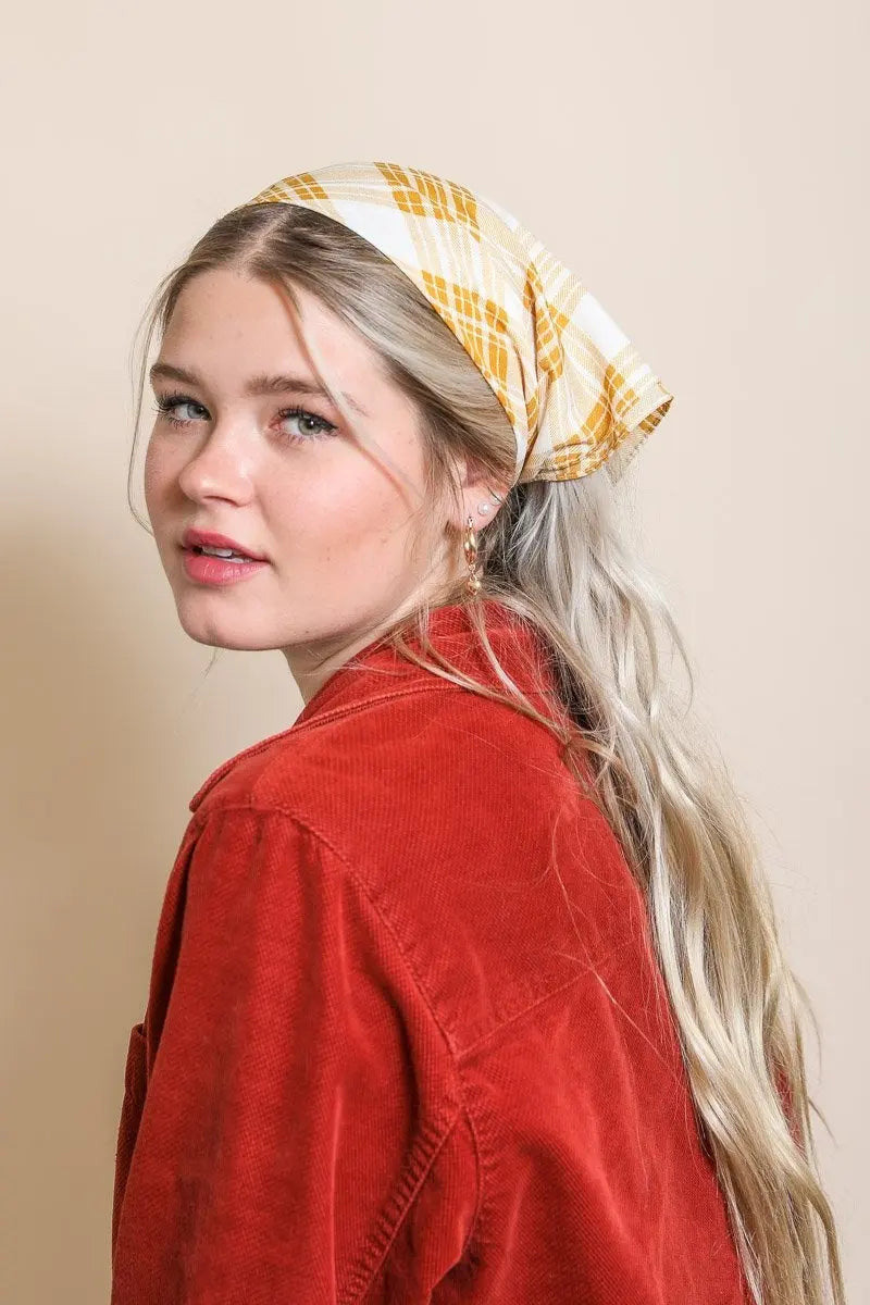 Triangle Flannel Headscarf