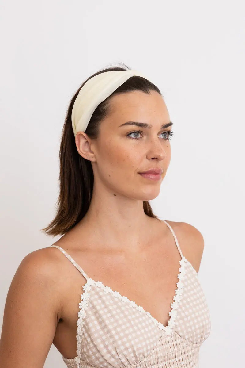 Pleated Solid Color Summer Headband☀️