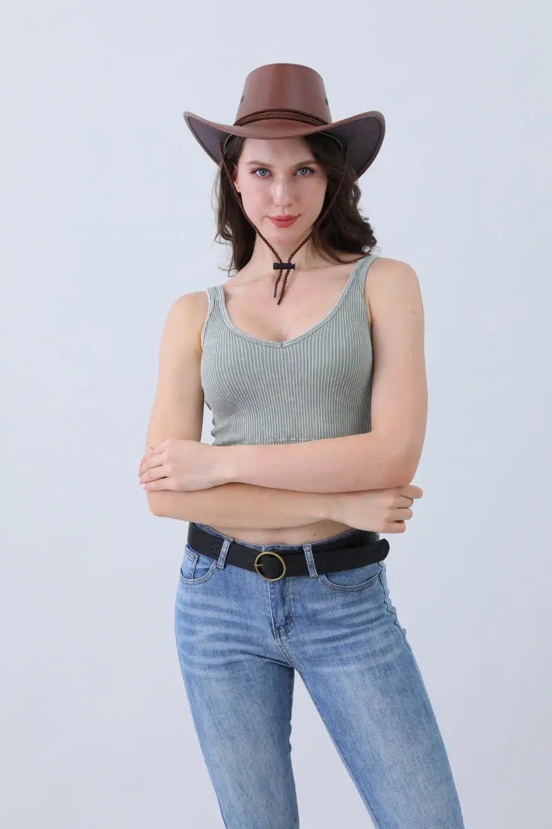 Classic Adjustable Cowboy Hat – Timeless Fit, Modern Comfort🤠☀️