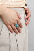 Western Native Adjustable Turquoise Ring💍