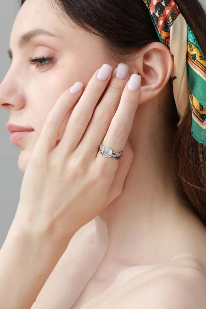 Celestial Sun Nugget Rings – Matching Couple Jewelry 🌞
