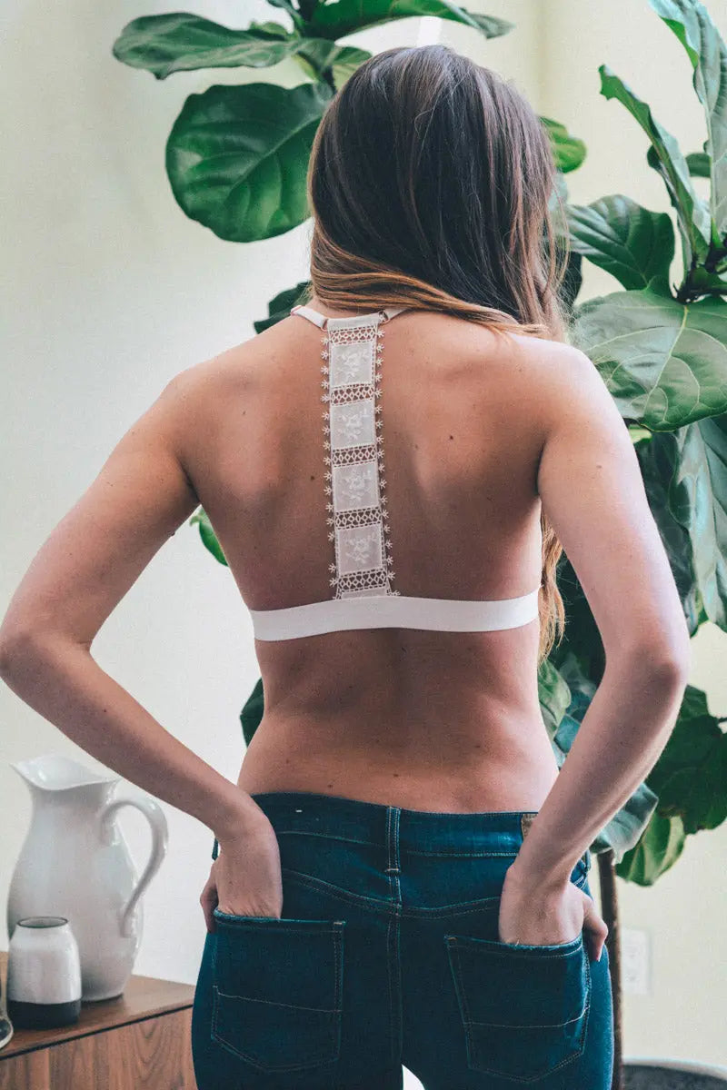 Crochet T Back Bralette