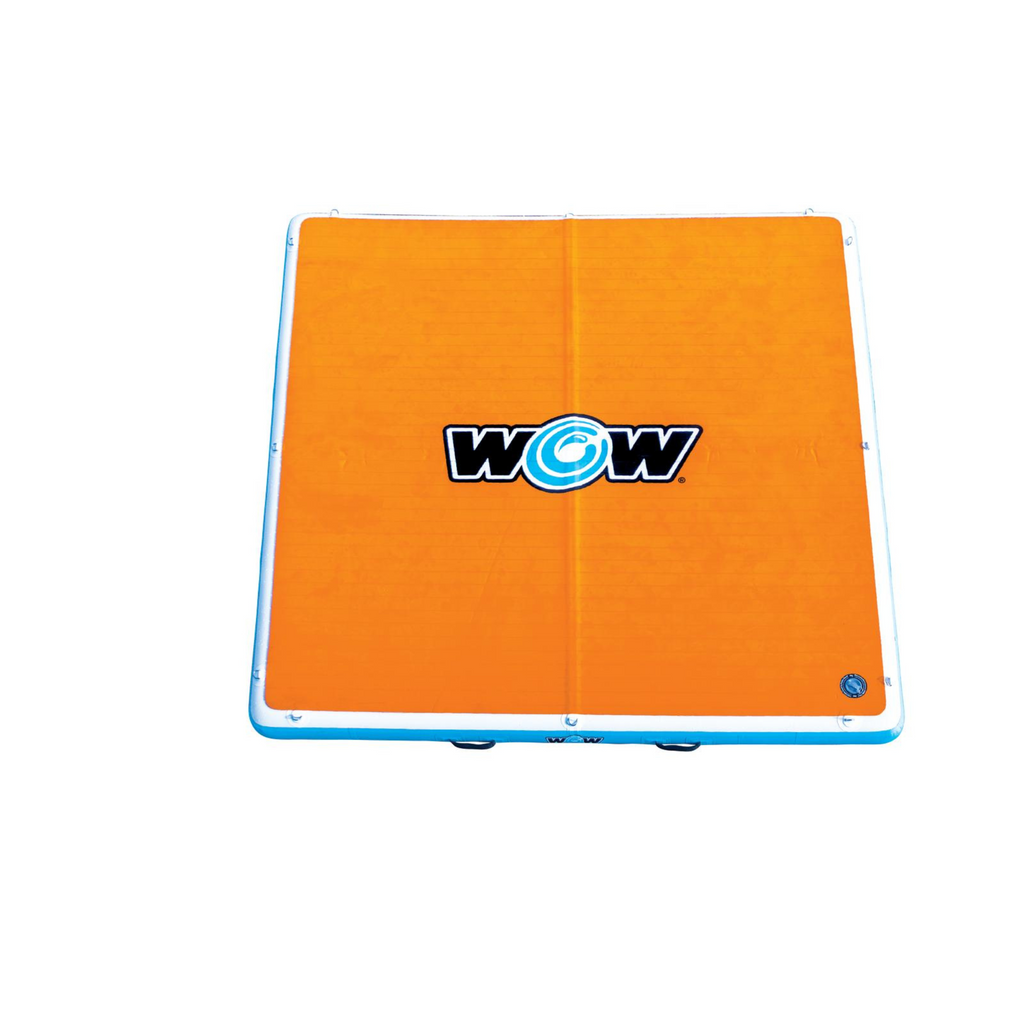 WOW Watersports 8'x8'x6" Drop Stitch Vacation Station Dock with Deckpad