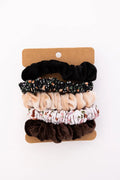 Autumn Floral Hair Ponytail Scrunchies – Assorted Designs