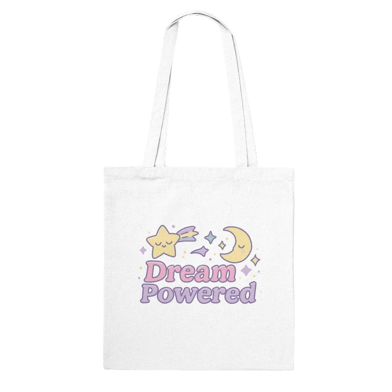 Kawaii "Dream Powered" Slumber Party Tote Bag
