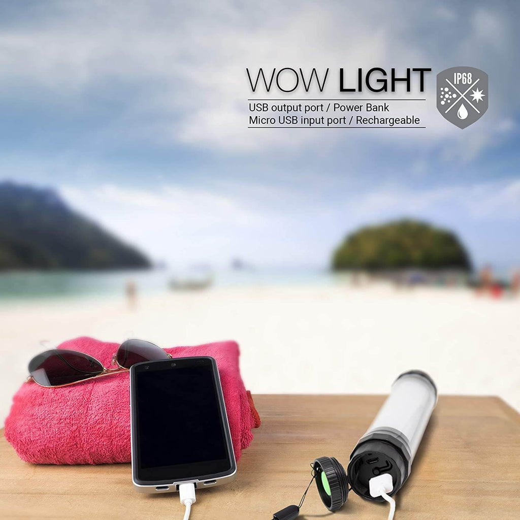 Wow Sports Waterproof Lantern & Flashlight (19-5180/5190)