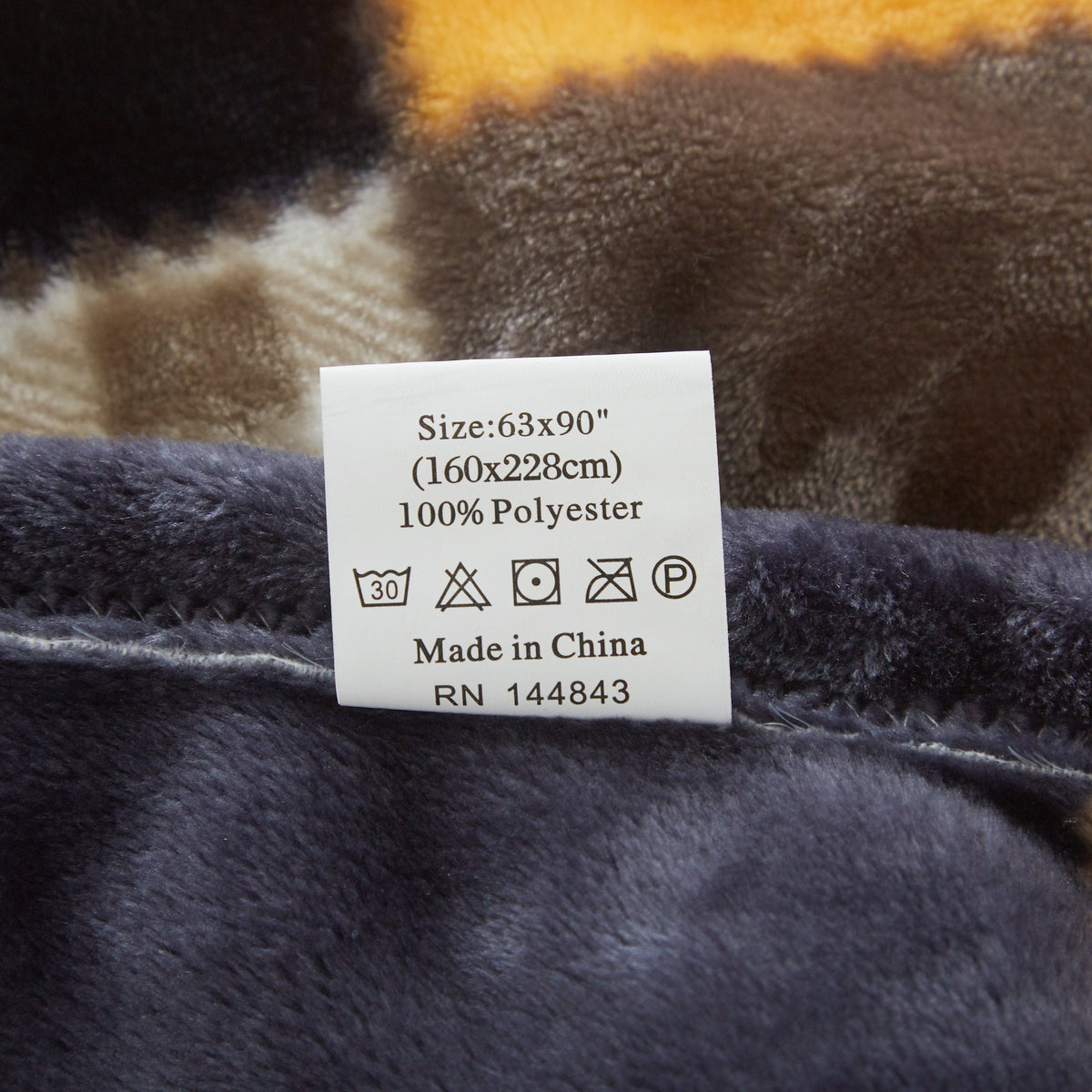 Tache Fall Plaid Patchwork Fleece Throw Blanket