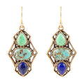 Blue Hues Multi Stone Earring