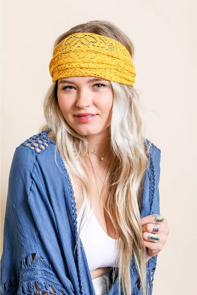 Bohemian Lace Headwrap