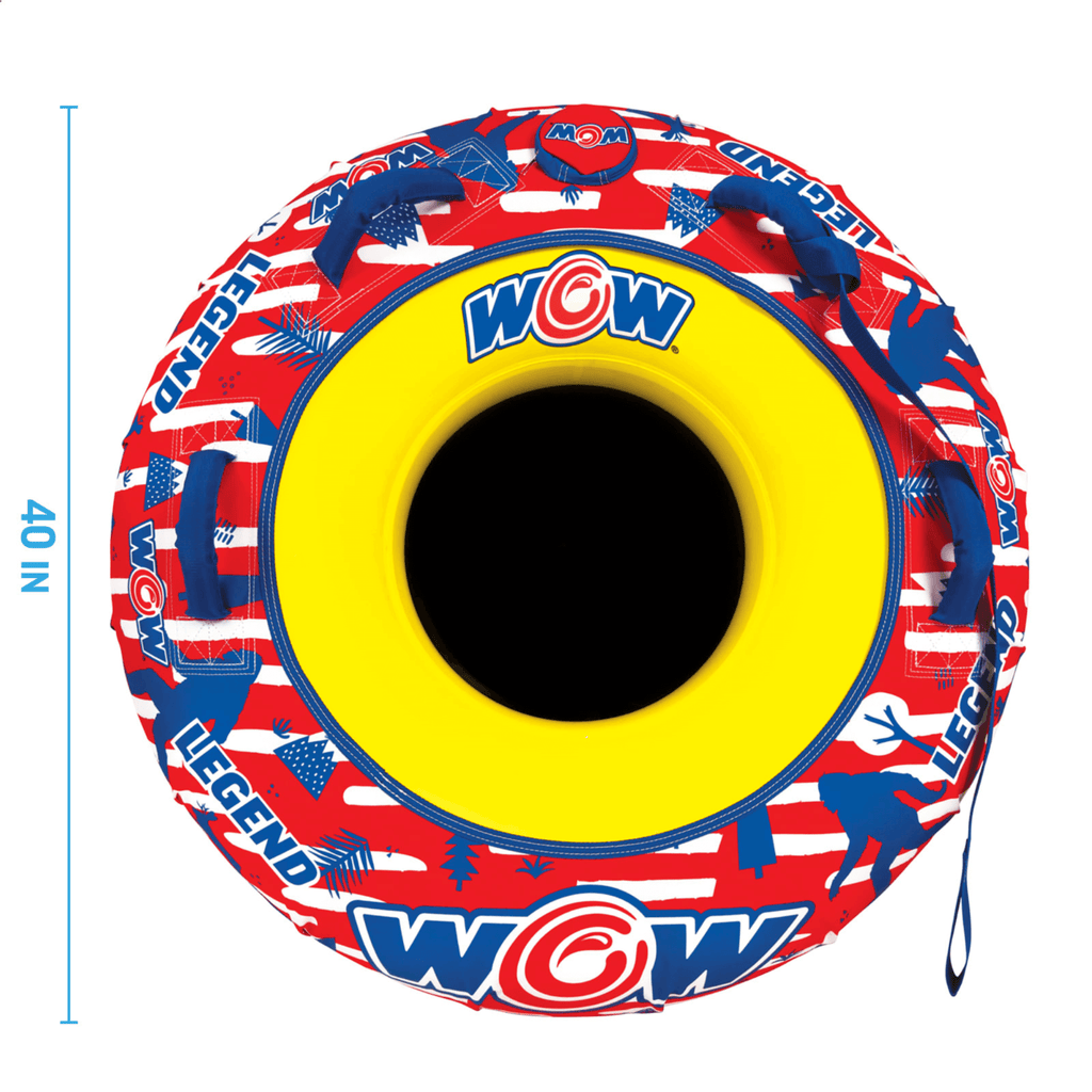 WOW Watersports Legend Hard-Bottom Snow Tube