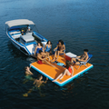 WOW Watersports 8'x8'x6" Drop Stitch Vacation Station Dock with Deckpad