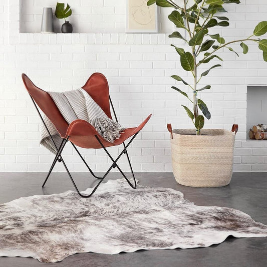 The Cognac Vintage Butterfly Chair