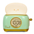 Kawaii Toaster Night Light Alarm Clock