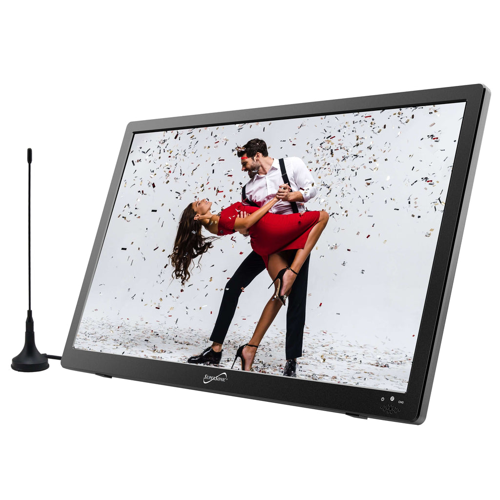 16" Supersonic Portable 12 Volt Digital LED TV with USB, SD, and HDMI Input