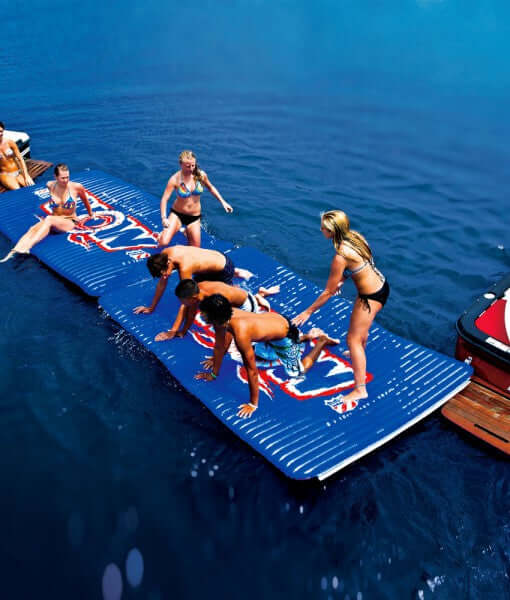 WOW Sports Floating Pool and Lake Water Walkway and Lounge - Green (12-2060)