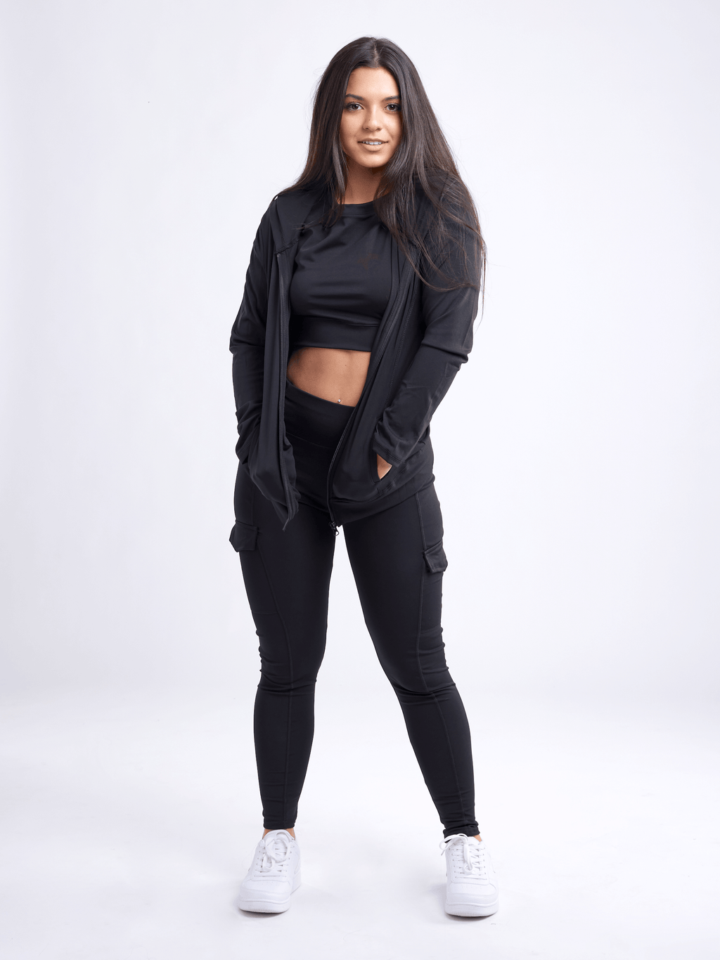 JupiterGear Athletic Fitted Zip-Up Hoodie Jacket with Pockets