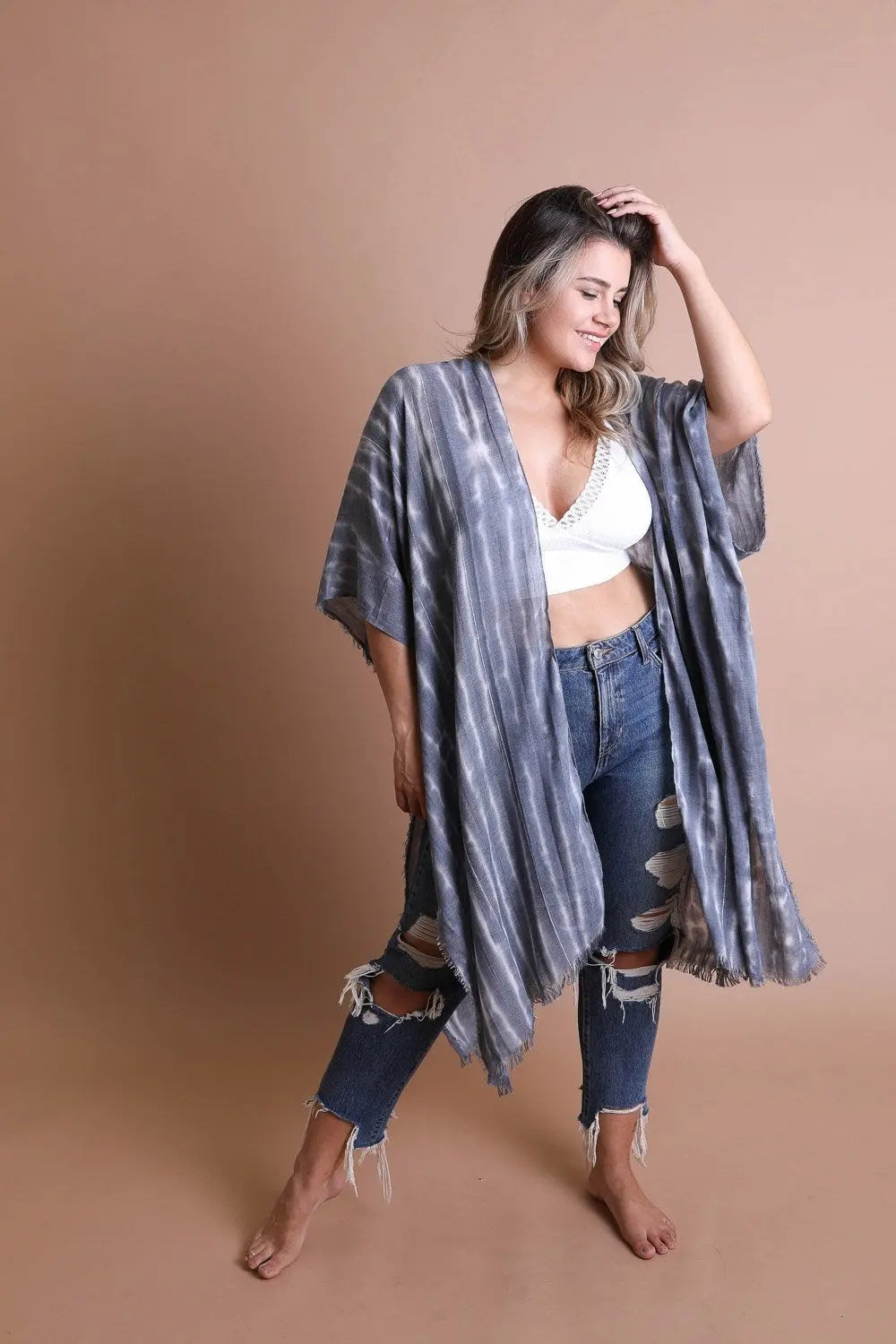 Waistband Loop Lace Brami Plus Size – Elegant Stretchy Lace Cami
