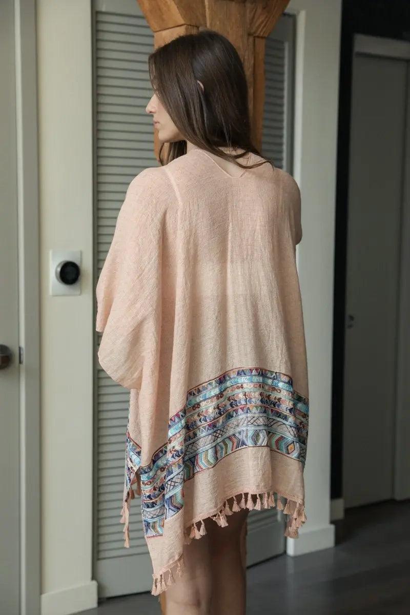 Embroidered Geometric Kimono 💠