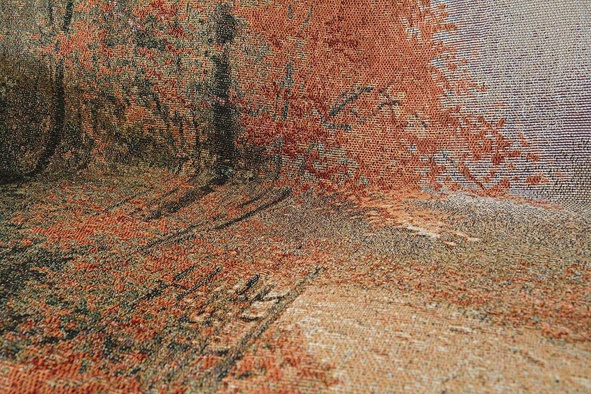 Autumn Leaves Woven Tapestry Throw Blanket – 50 x 60 in