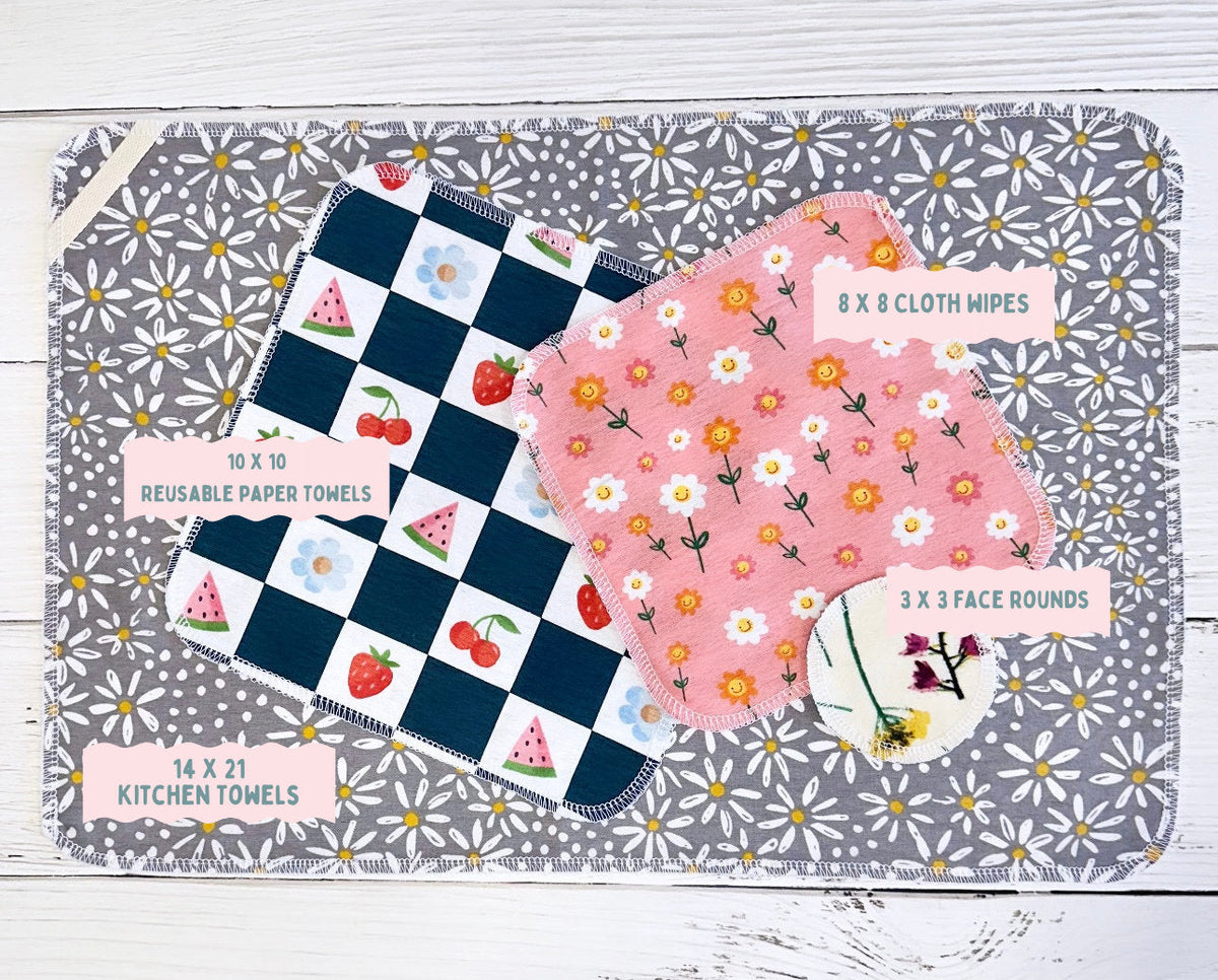 Surprise Print Kitchen Towels – Set of 2