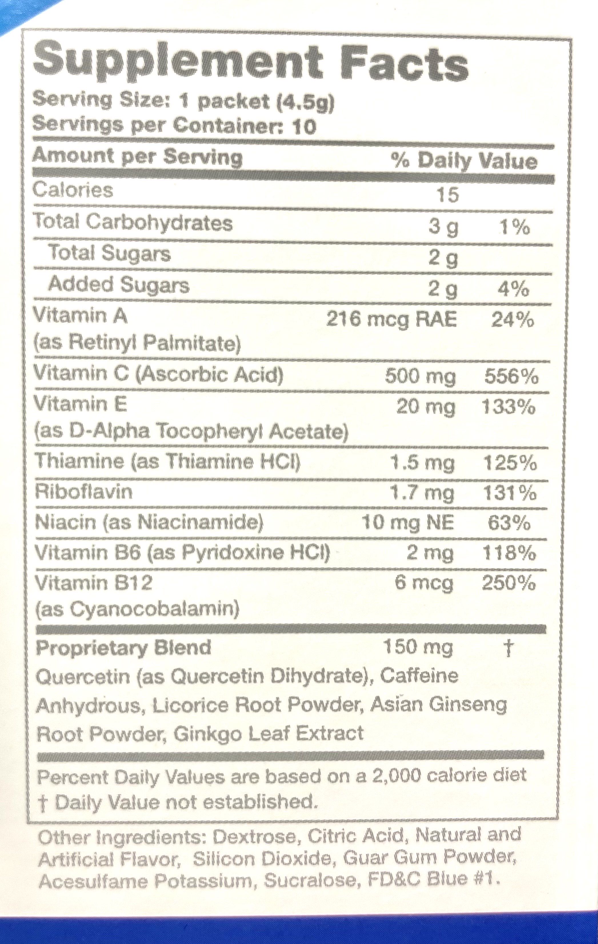 Jump Start Energy Drink Mix (Exp 7/31/2026)