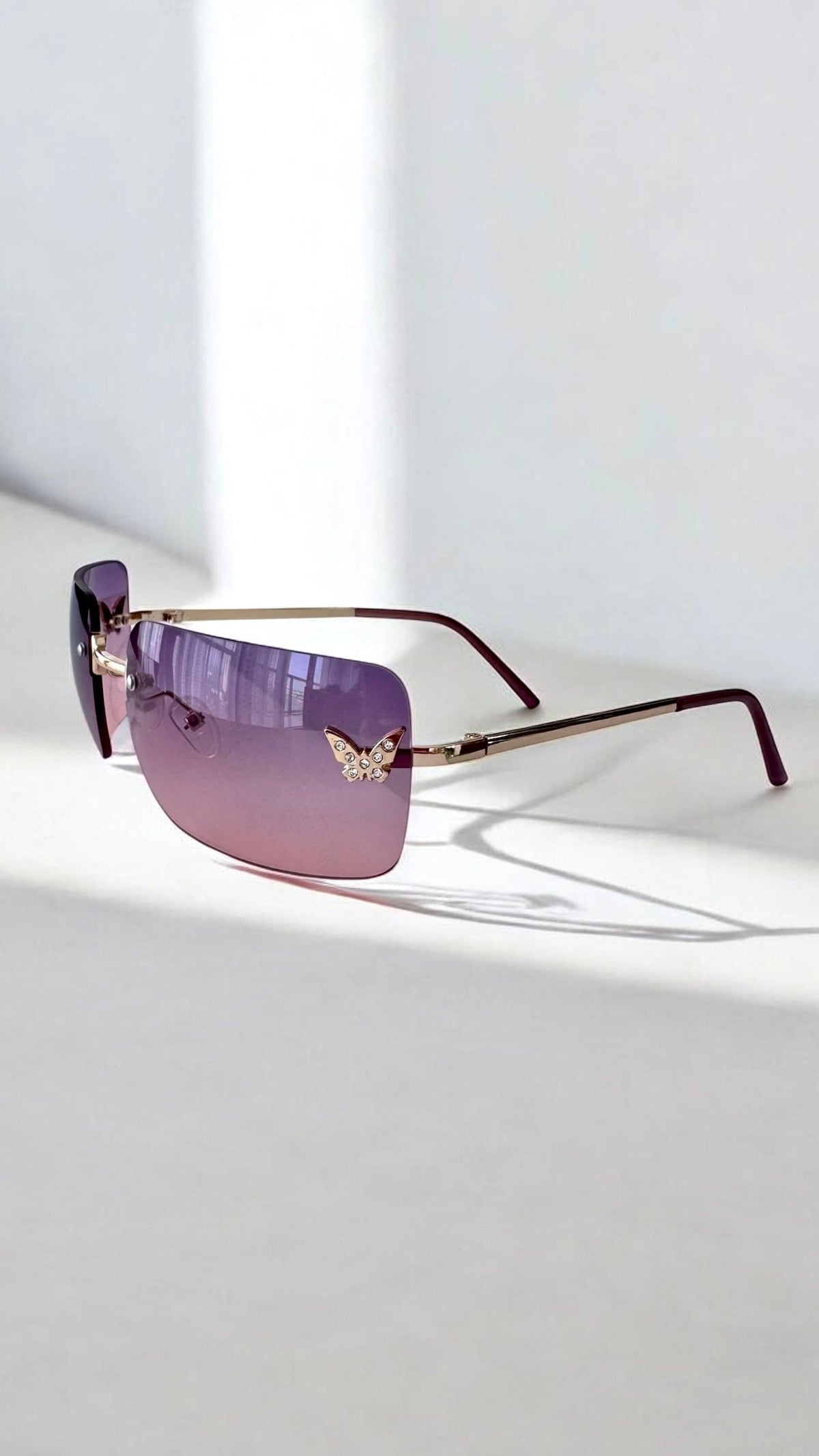 Papillon Silver Sunglasses