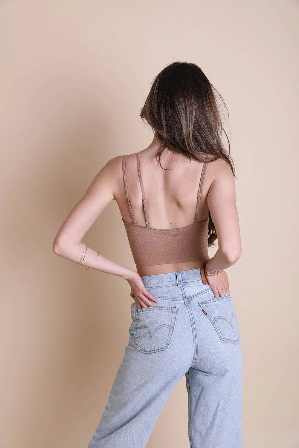 Offset Shoulder Brami Top