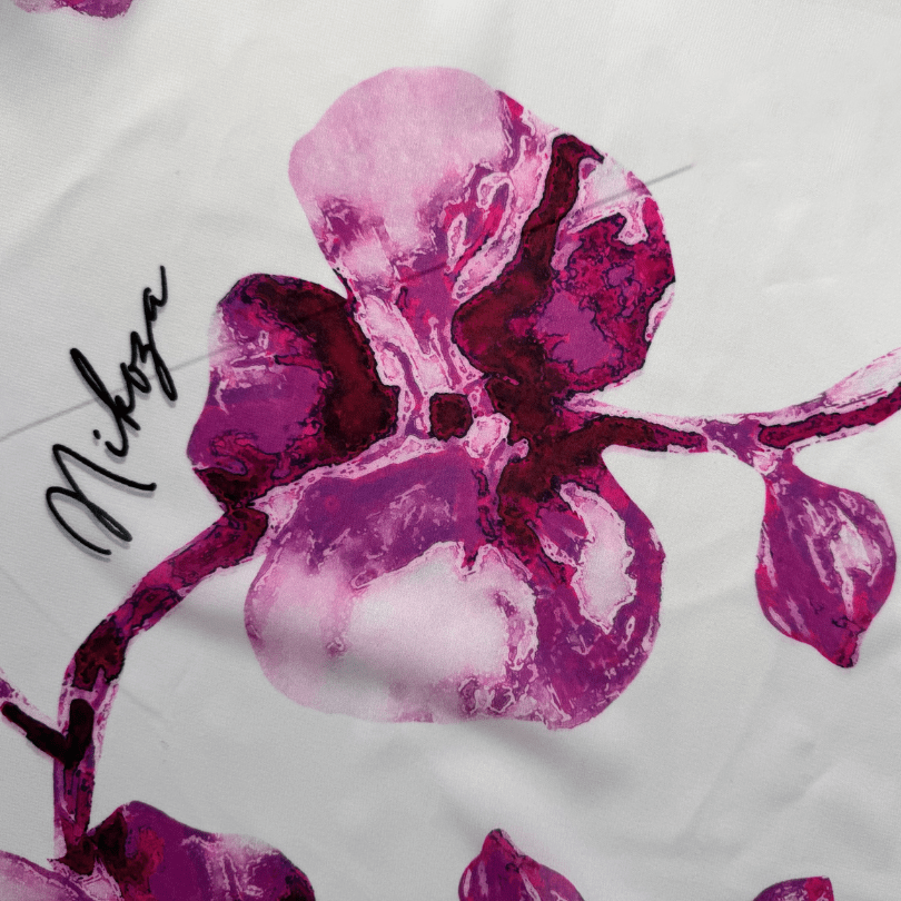 Miranda long cover up 100 % Silk