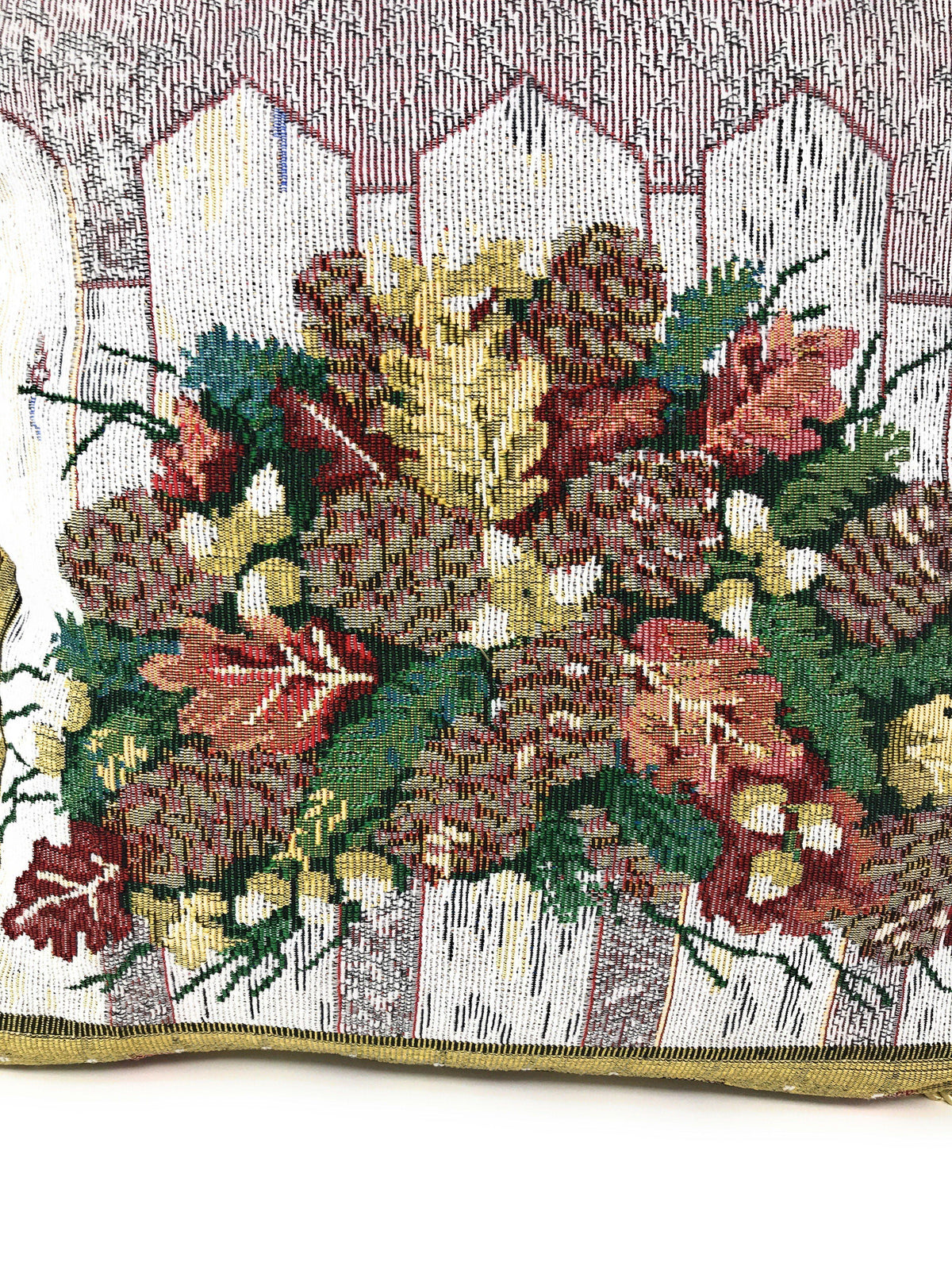 DaDa Holiday Floral Tapestry Pillow Covers with Inserts – Set of 2