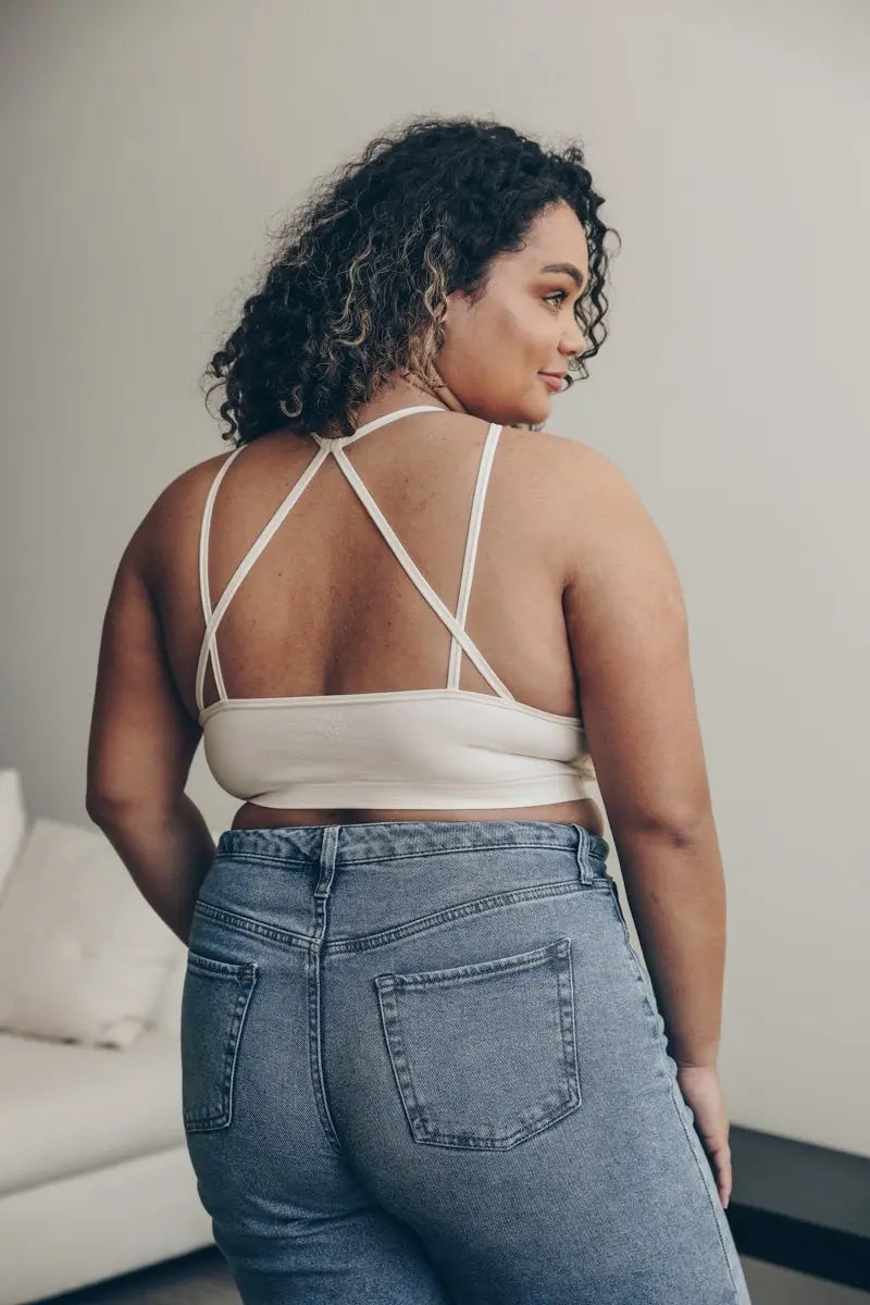 Plus Cutout Seamless Bralette