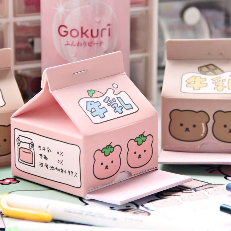 Milk Bear Memo Pad