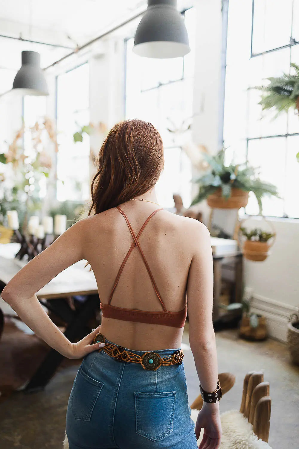 High Neck Crochet Lace Bralette – Stylish Layering Essential