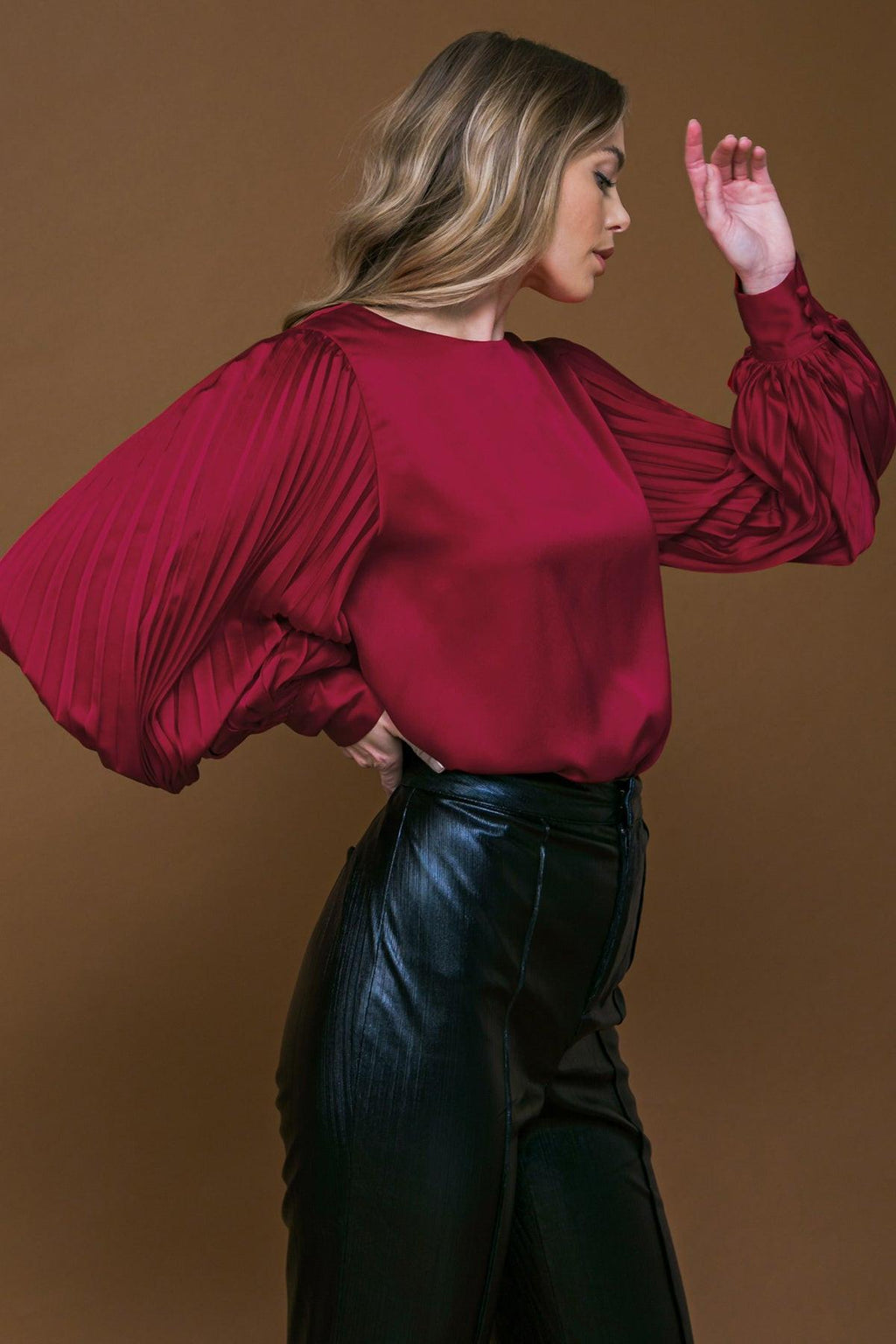 LIKE THE FIRST TIME WOVEN TOP