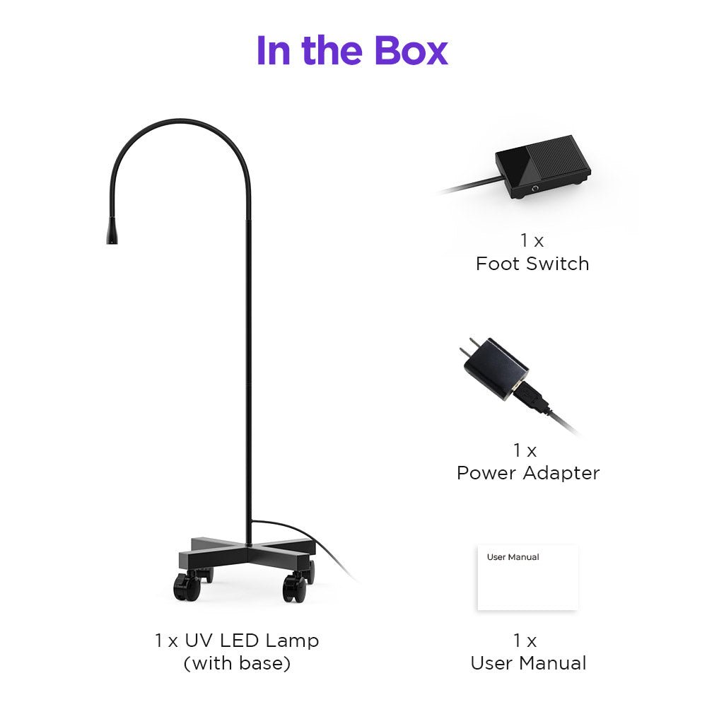 Shape Tactics 5W Adjustable UV LED Gooseneck Lamp
