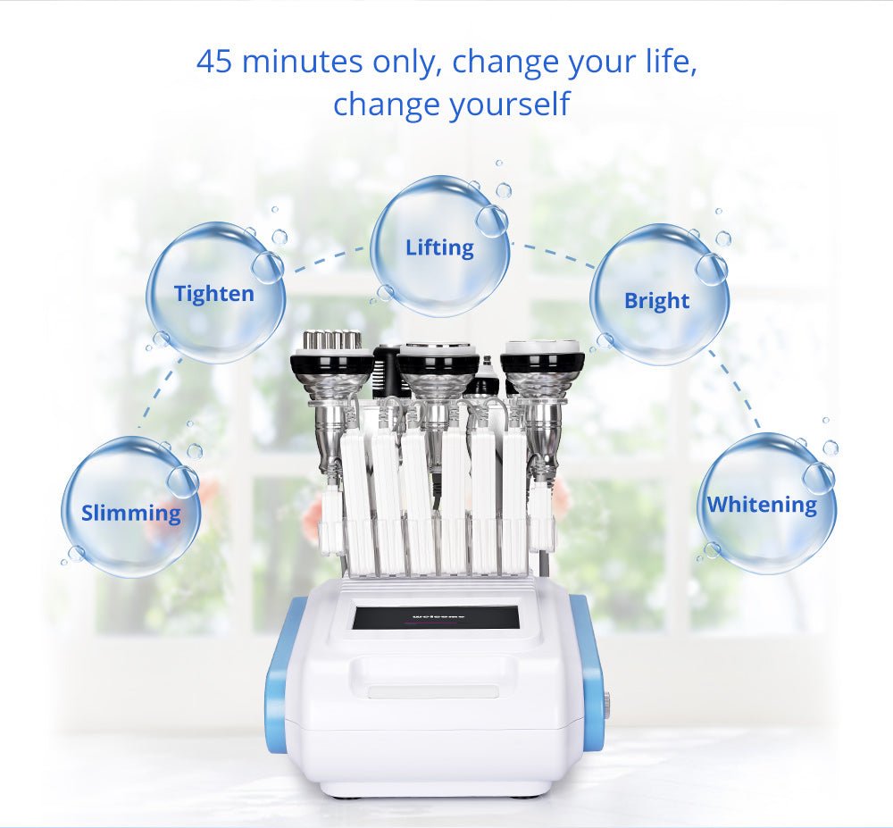 Shape Tactics Advanced 8-in-1 Unoisetion Cavitation & RF System with LED Laser Pads